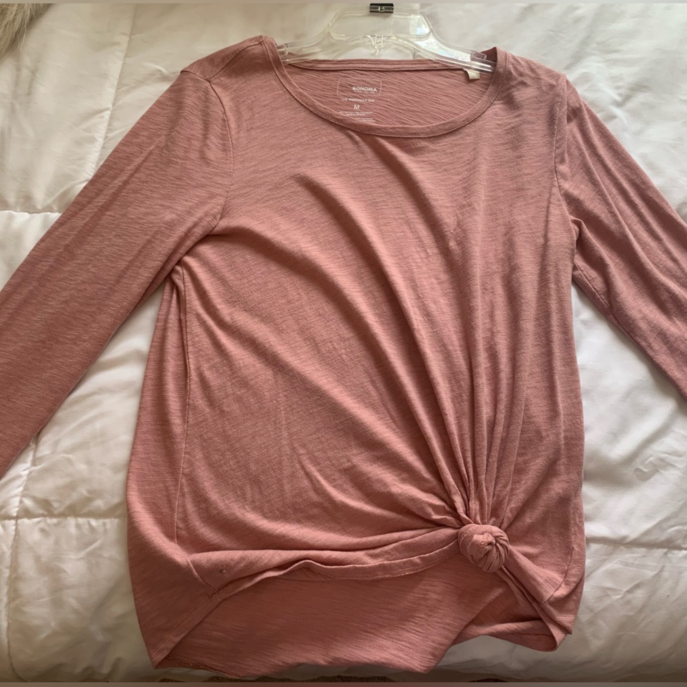 Light Pink Long Sleeve Everyday Tee